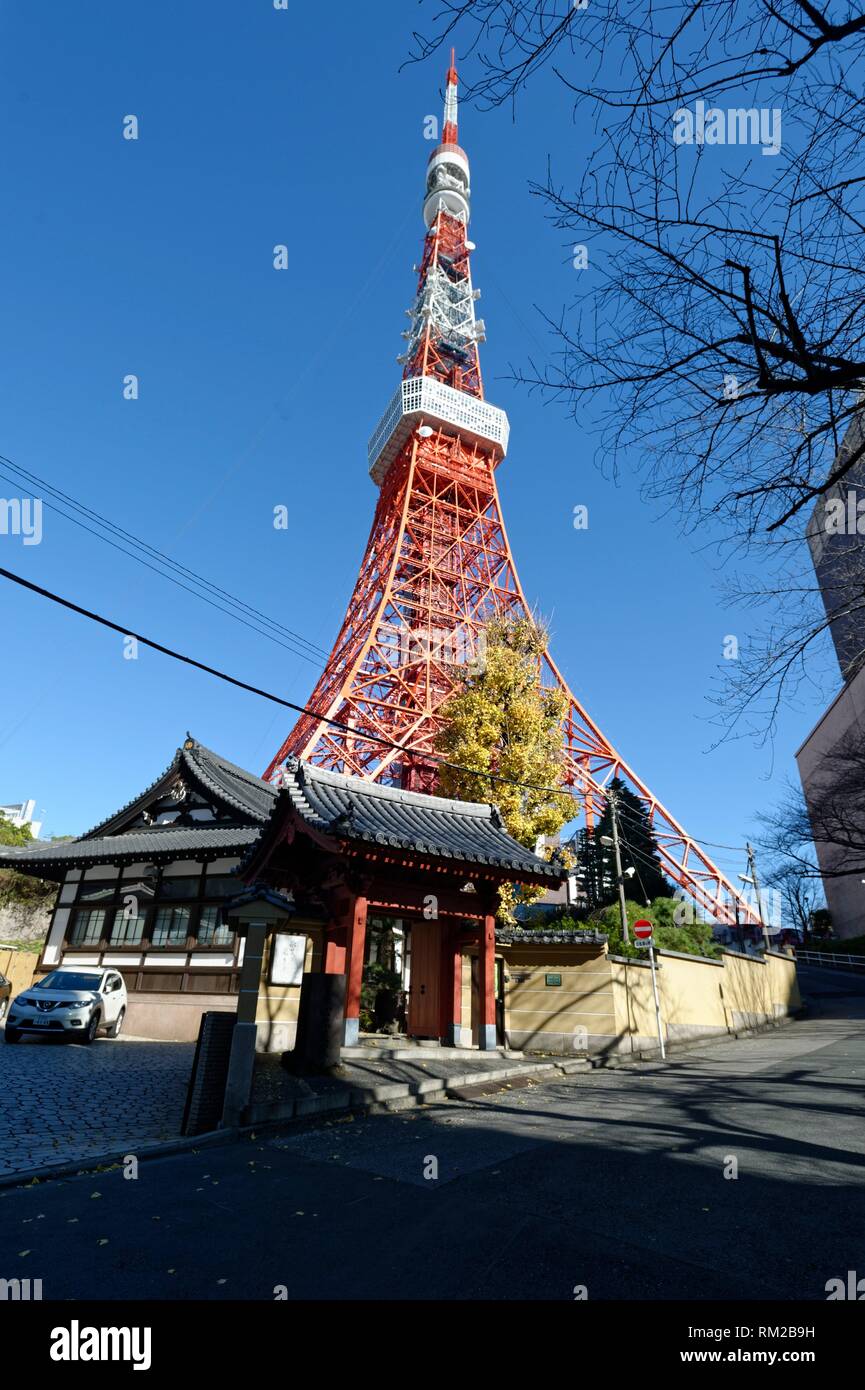 Tokyo Tower Minato, Tokyo, Japan Stock Photo Alamy