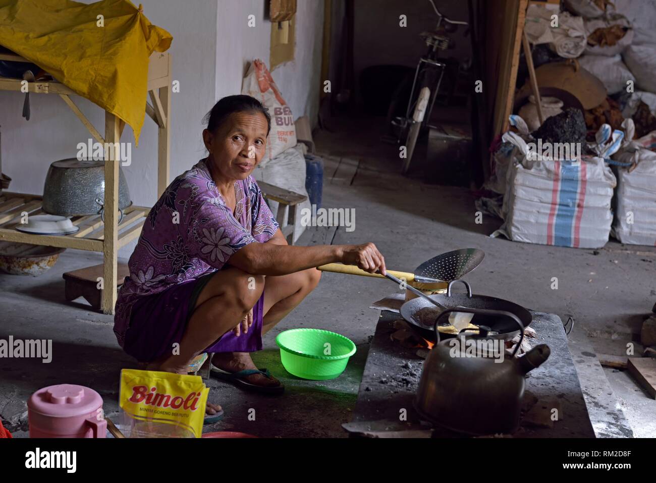 cooker at Kidang Mas Batik House, Lasem, Java island, Indonesia, Southeast Asia. Stock Photo
