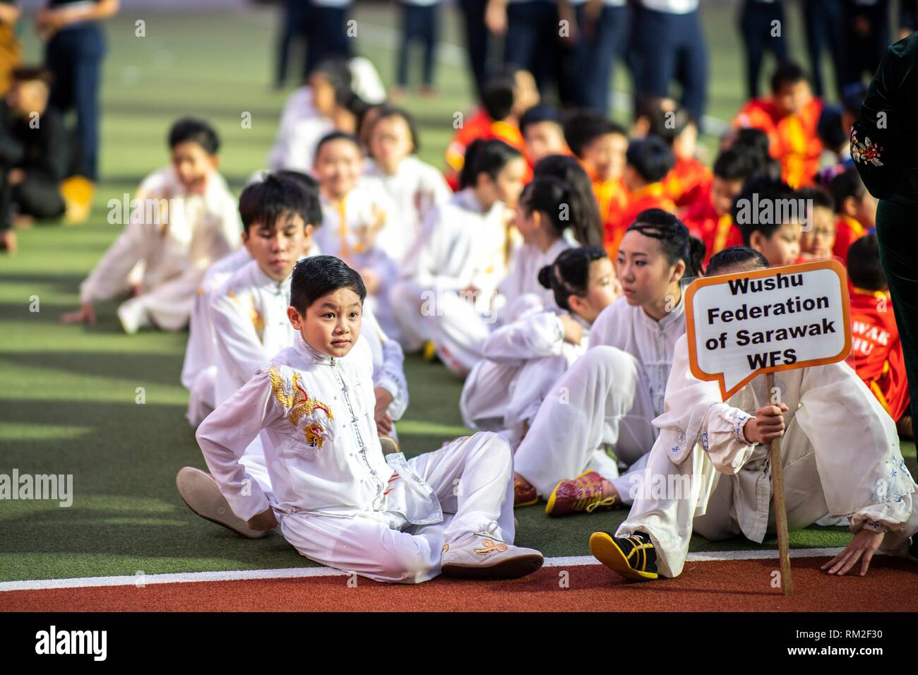 Martial arts display conjunction with Kuching Festival at Hockey