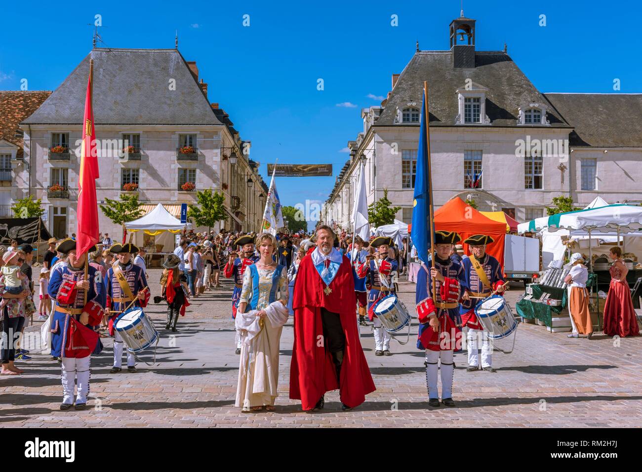 Cape and Sword Festival of Richelieu, Canton of Chinon, Indre-et-Loire Department, Centre-Val de Loire Region, France, Stock Photo - Alamy