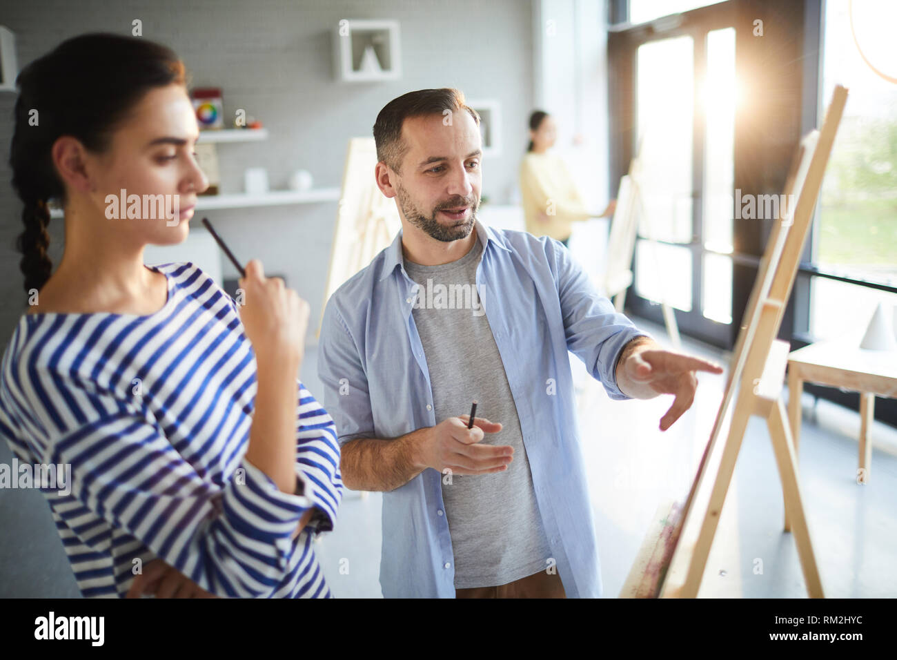 Consulting student Stock Photo