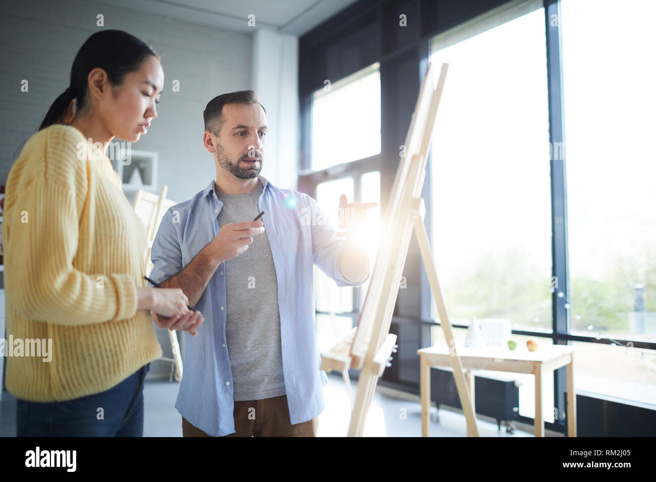 Consulting student Stock Photo
