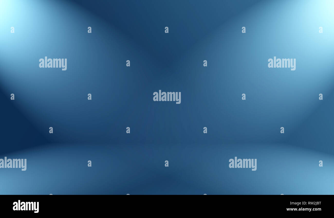 Abstract Luxury Gradient Blue Background Smooth Dark Blue With