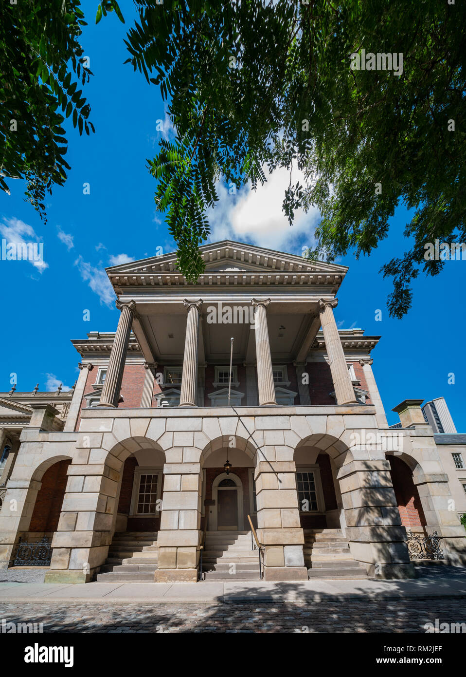Exterior view of the Osgoode Hall at Toronto, Canada Stock Photo