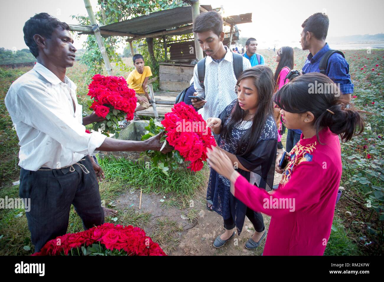It produces most of the roses in the union, gaining the title of â