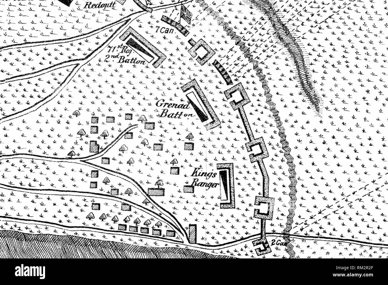 "The siege of Savannah, in 1779" (1874 Stock Photo Alamy