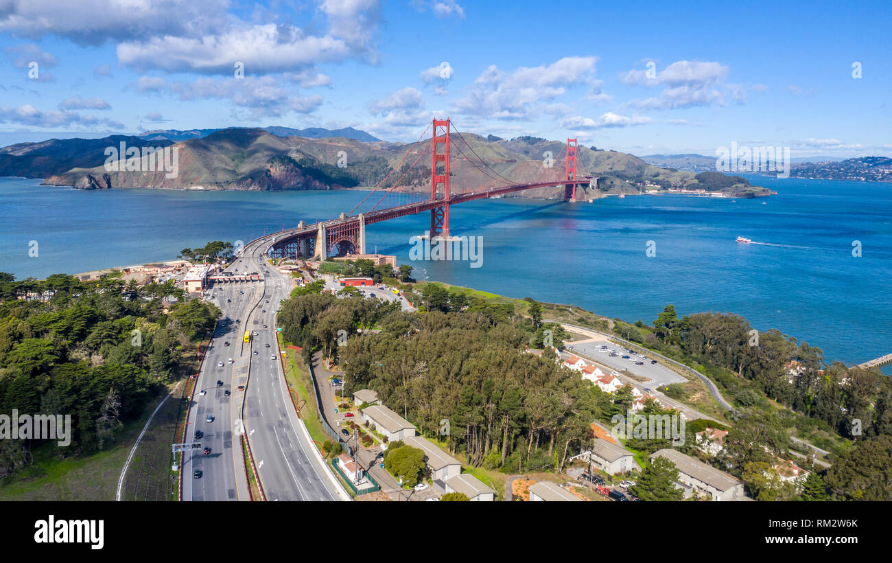 Golden Gate Bridge, San Francisco, CA, USA Stock Photo