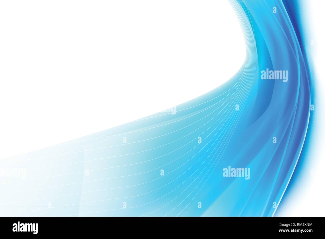 Abstract background smooth blue curve and blend element vector illustration eps 10 Stock Vector