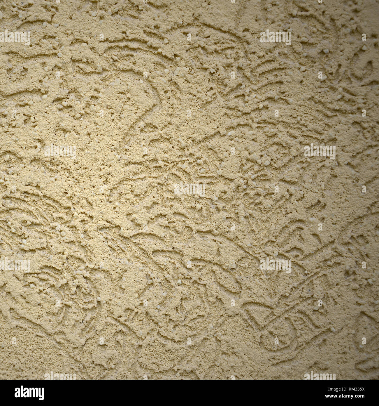 The Texture Of The Beige Decorative Plaster In Bark Beetle Style
