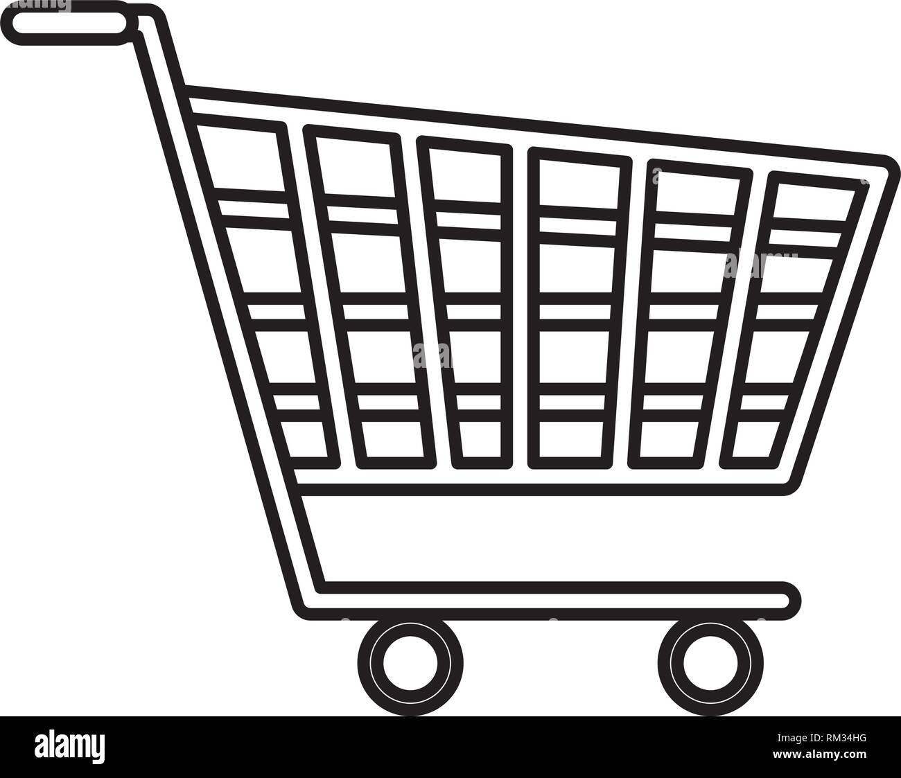 shopping cart isolated icon vector illustration design Stock Vector ...