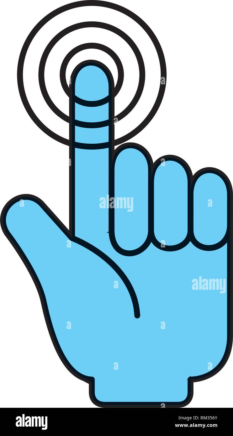 hand mouse cursor icon vector illustration design Stock Vector Image ...