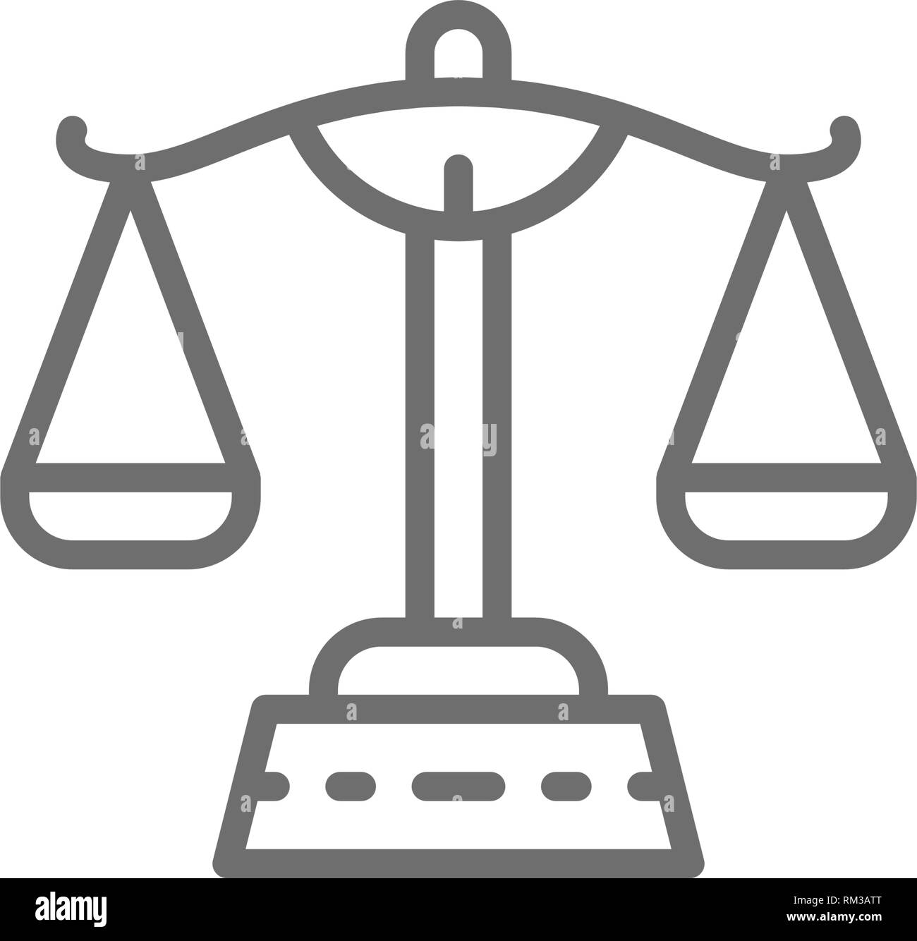 Justice sign political judge Stock Vector Images - Alamy