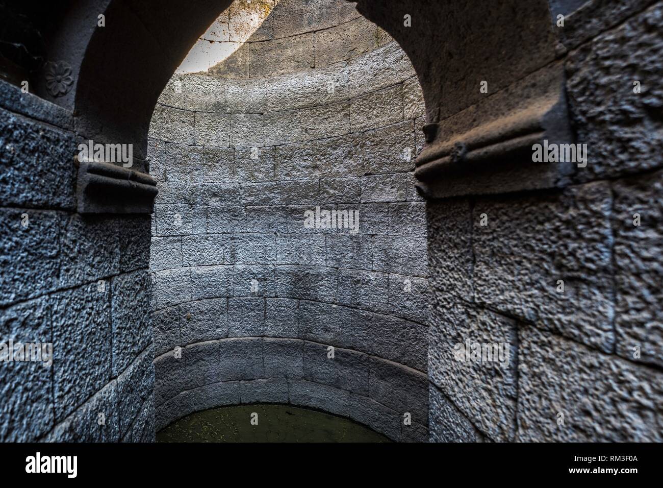 Step well Shivkalin Vihir, Thane, Maharashtra, India, Asia Stock Photo