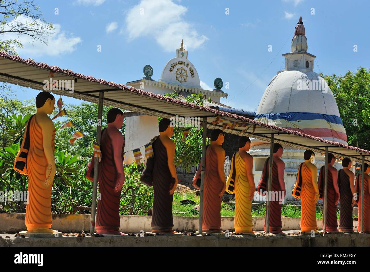 Buddhist Monastery, South Province, Sri Lanka, Indian subcontinent, South  Asia Stock Photo - Alamy