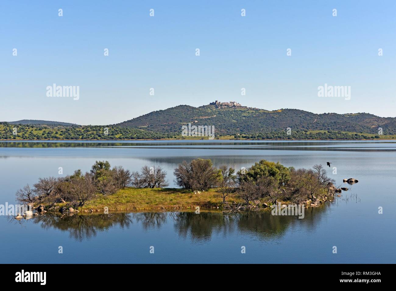 Banks Of The Dam Lake Of Alqueva On The Guadiana River Near Mourao Reguengos De Monsaraz Alentejo Region Portugal Southwertern Europe Stock Photo Alamy