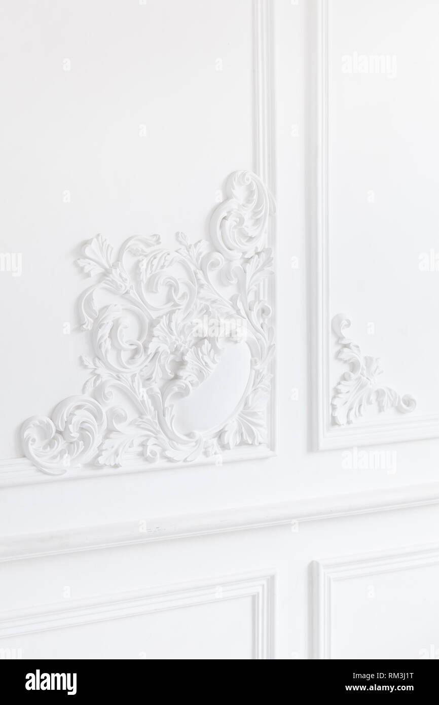 Beautiful Ornate White Decorative Plaster Mouldings In