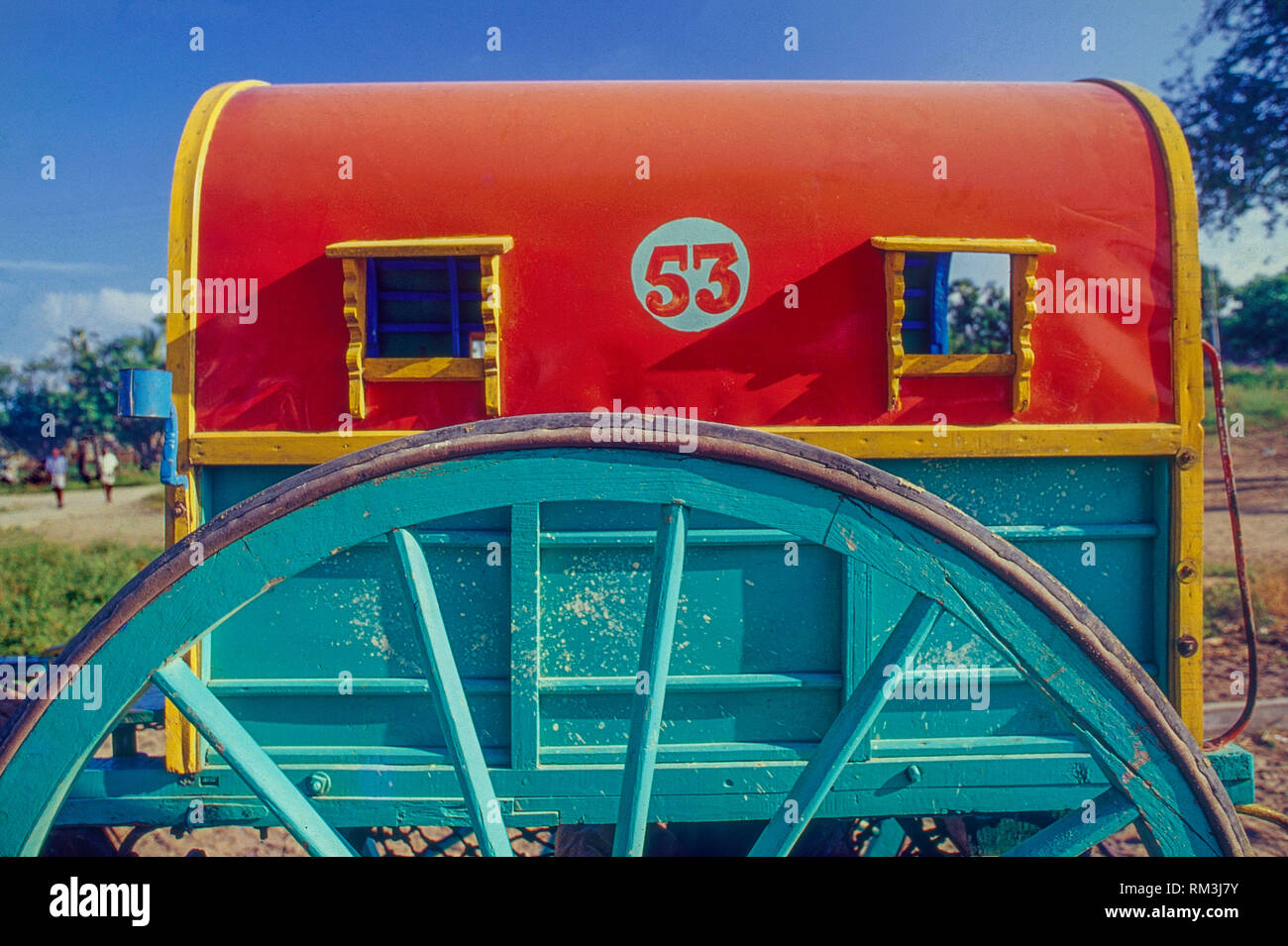 Horse cart, Rameshwaram, Tamil Nadu, India, Asia Stock Photo