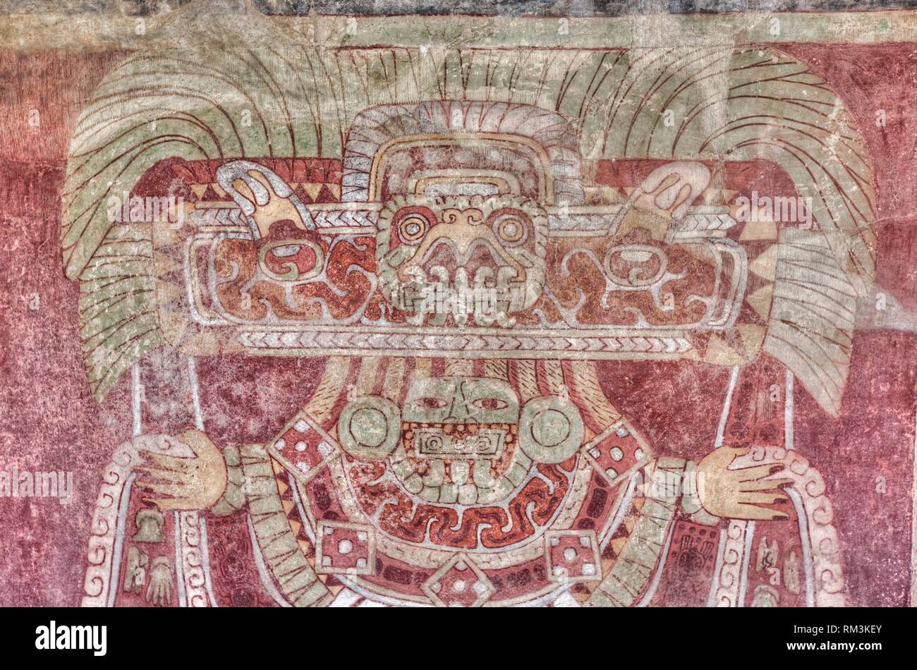 Fresco. tetitla palace. teotihuacan hi-res stock photography and images ...