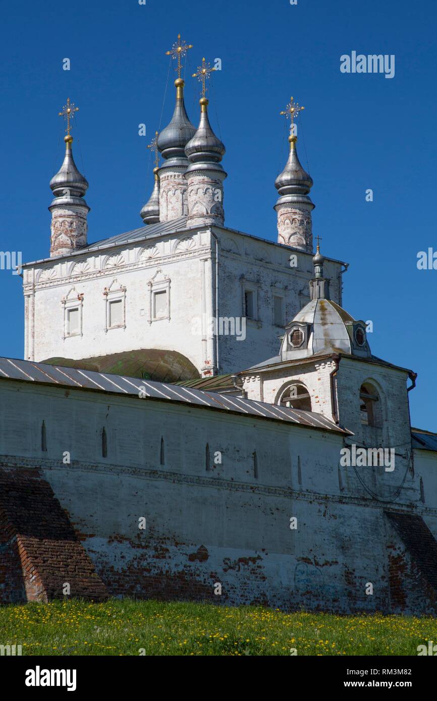Church of All Saints, Goritsky Dormition Monastery, Pereslavl-Zalessky, Golden Ring, Yaroslavl Oblast, Russia Stock Photo