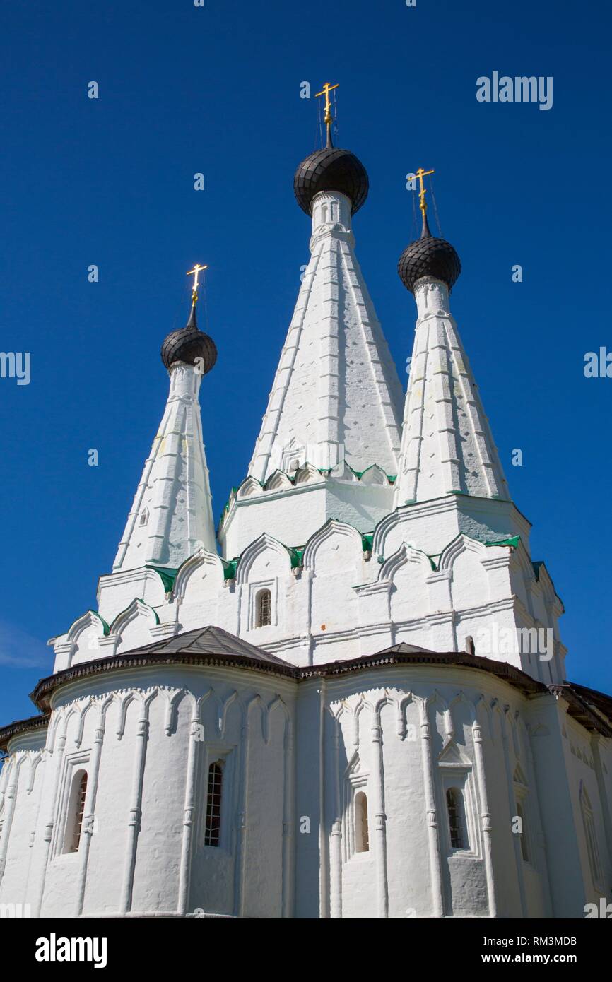 Church of the Dormition of the Theotokos, Alexey Monastery, Uglich, Golden Ring, Yaroslavl Oblast, Russia Stock Photo