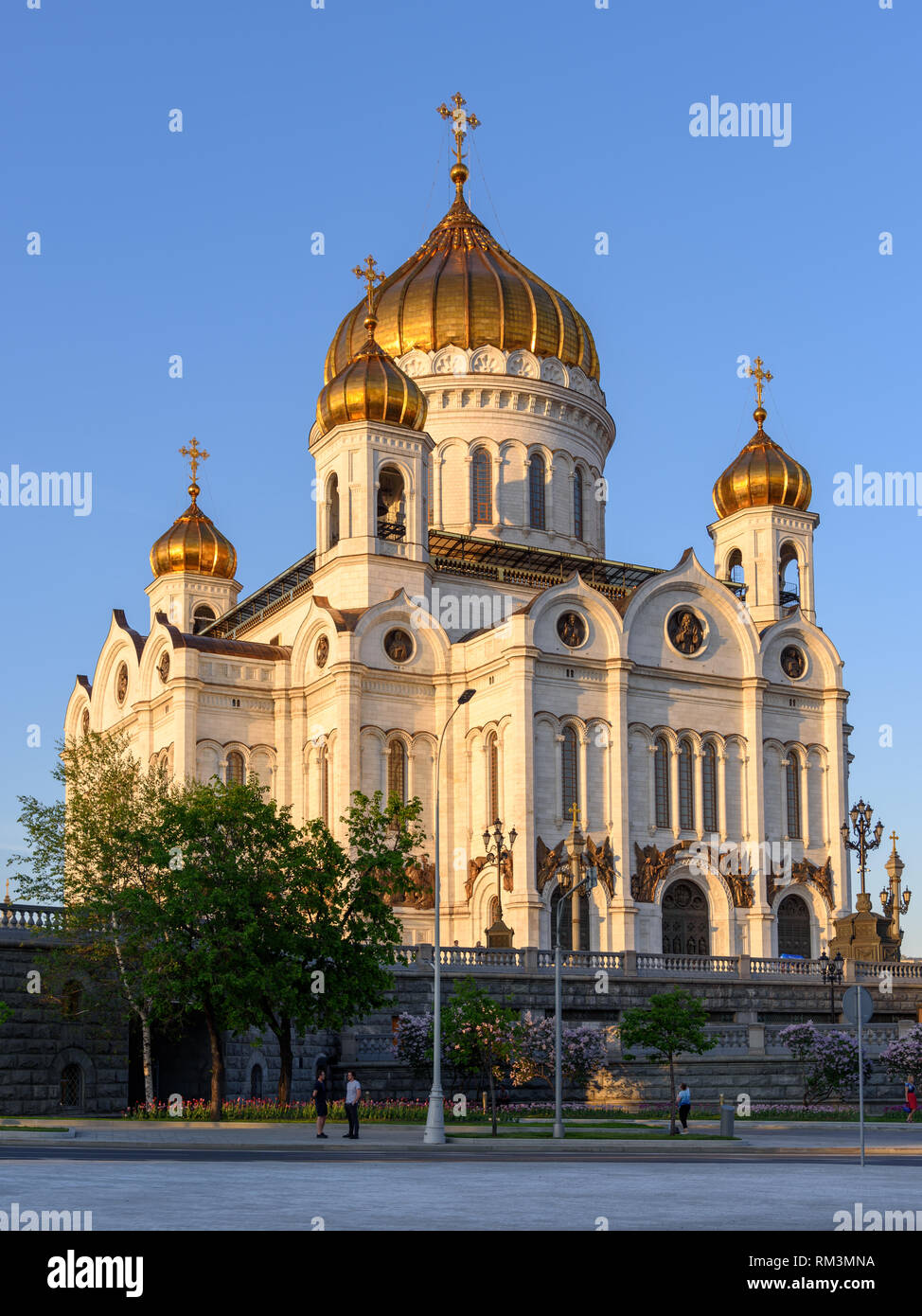 Christ the Savior Cathedral in Moscow, Russia Stock Photo