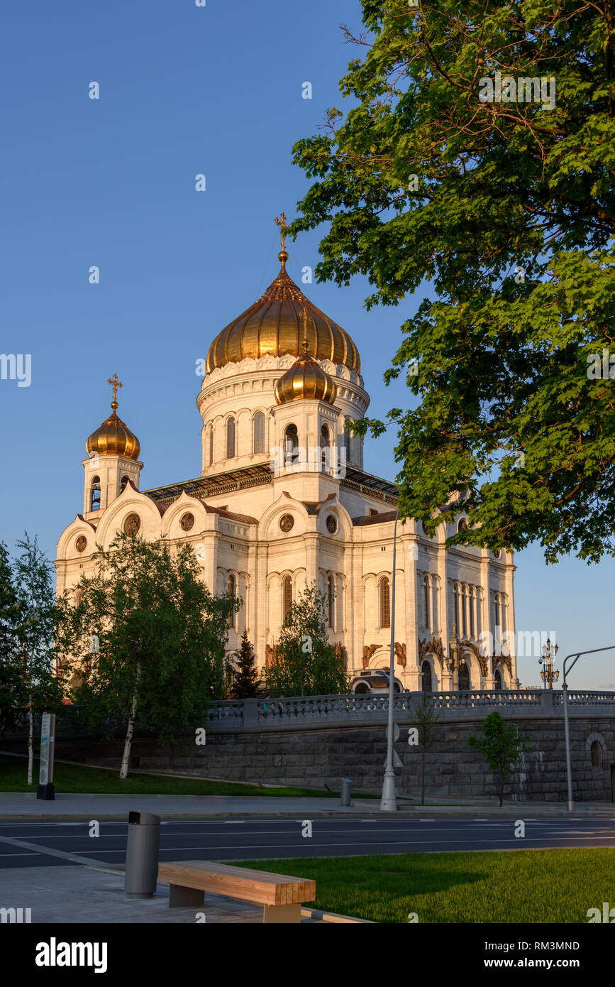 Christ the Savior Cathedral in Moscow, Russia Stock Photo