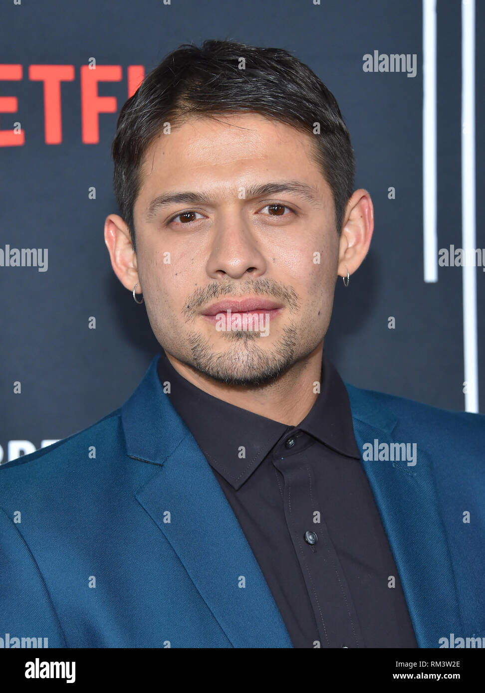 Hollywood, California, USA. 12th Feb, 2019. David Castaneda arrives for ...
