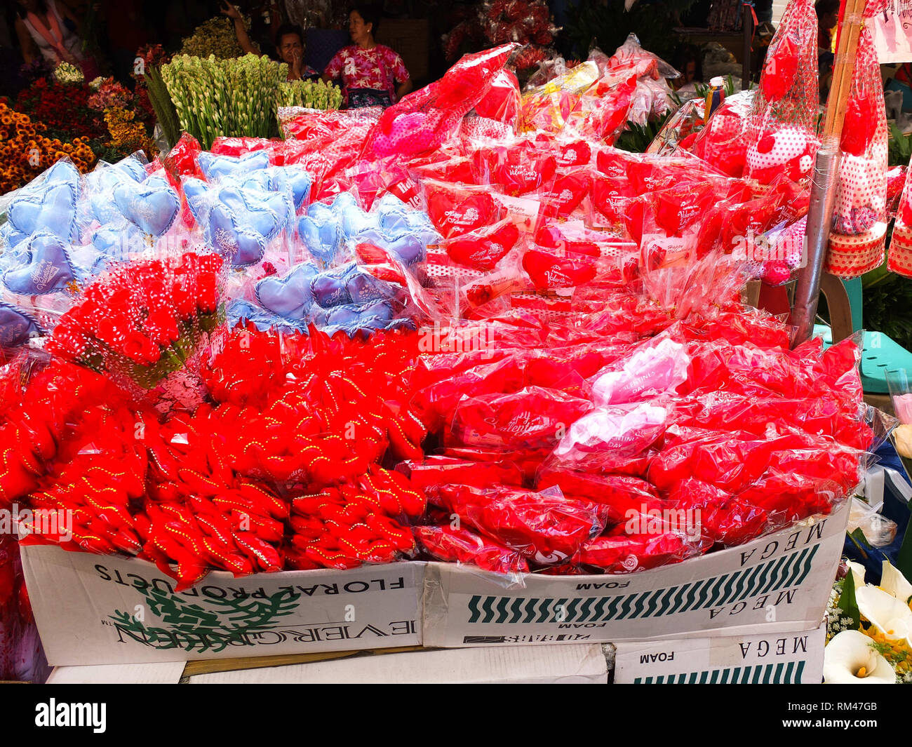 Manila, Philippines. 4th May, 2012. Assorted gifts in red colors are