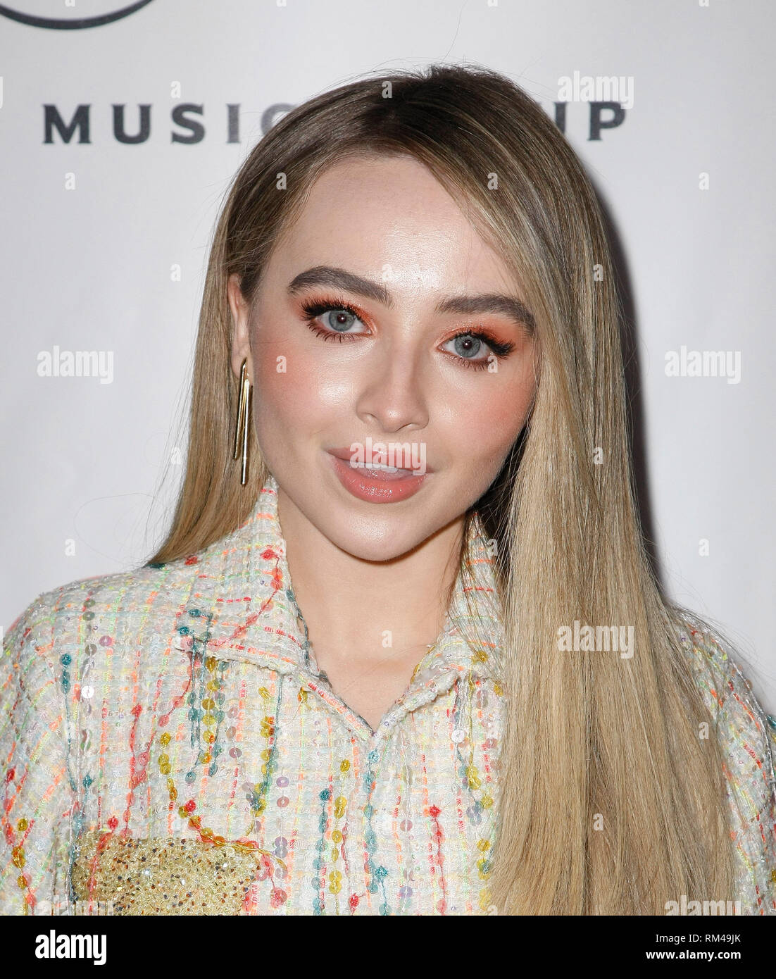 Los Angeles Ca February 10 Sabrina Carpenter Attends Universal Music Groups 2019 After Party At The Row Dtla On February 9 2019 In Los Angeles California Photo Crashimagespace RM49JK 