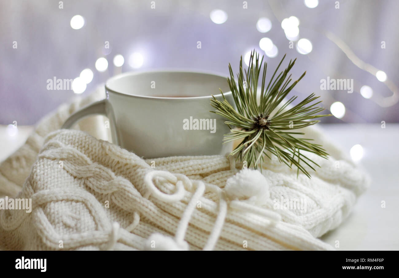 Cozy tea composition in hi-res stock photography and images - Alamy