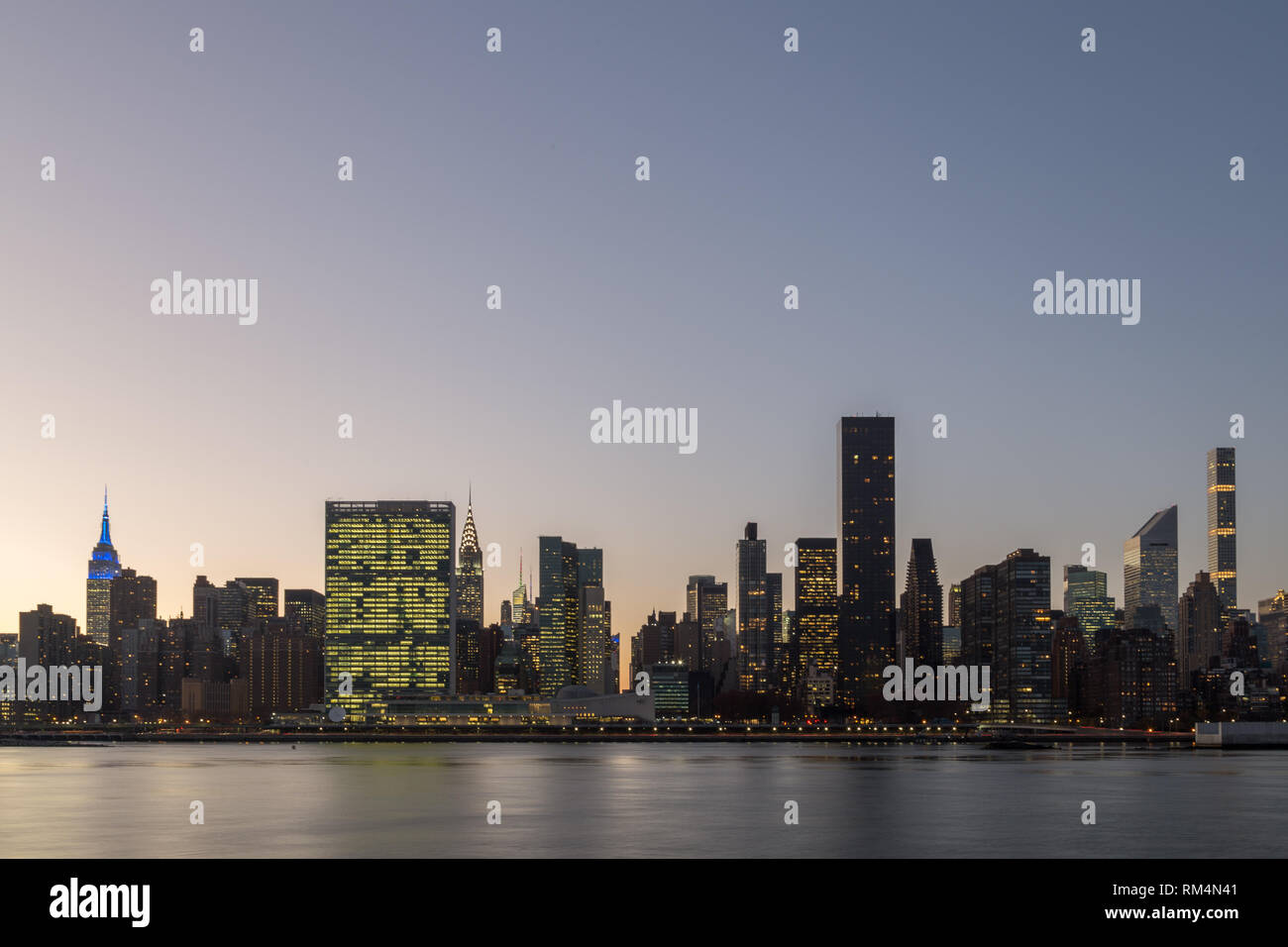 NYC Manhattan skyline Stock Photo