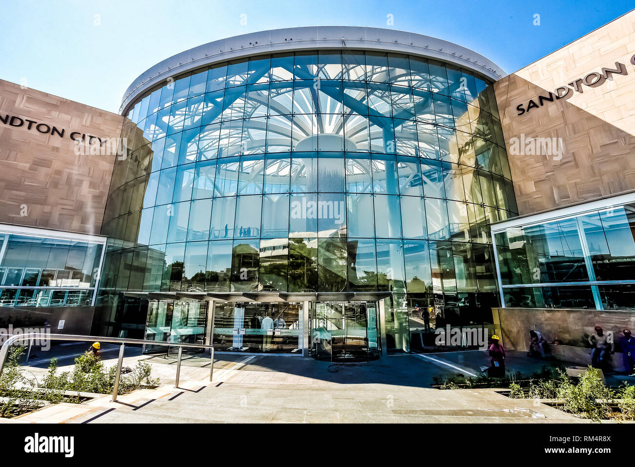 Johannesburg, South Africa November 09 2011 Exterior of Glass Dome