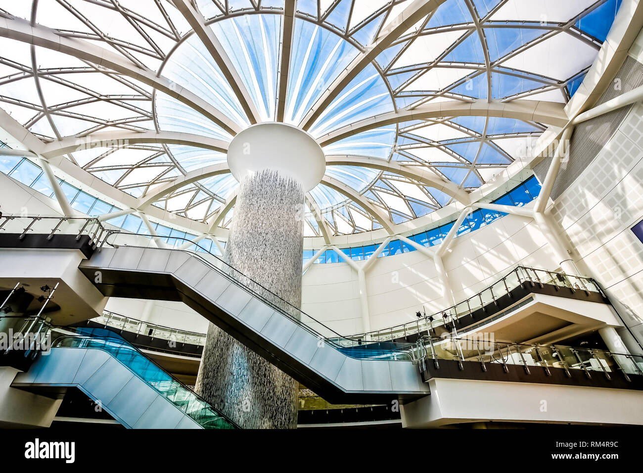 Johannesburg, South Africa November 09 2011 Interior of Glass Dome