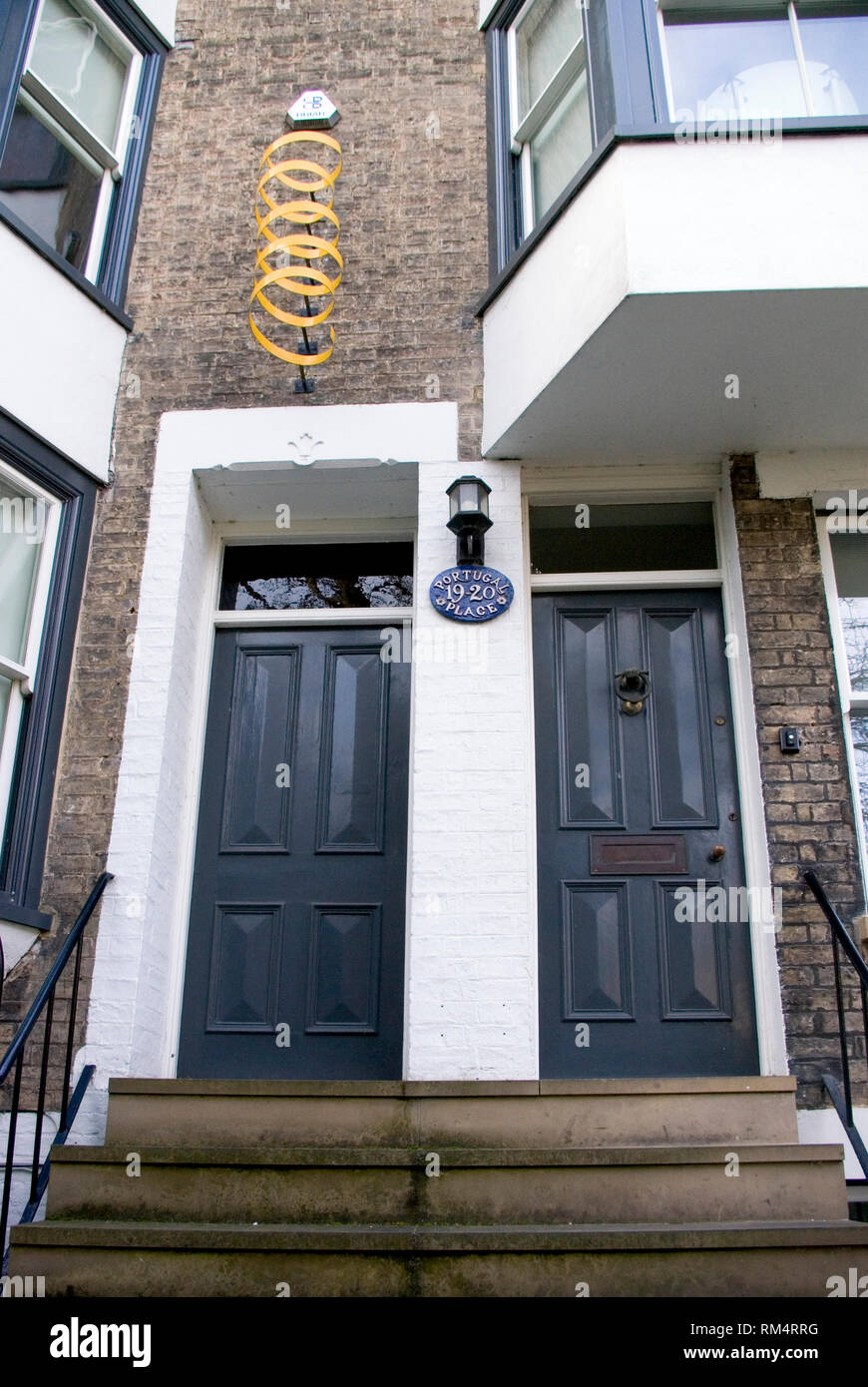 The Golden Helix, 19 Portugal Place, Cambridge Stock Photo