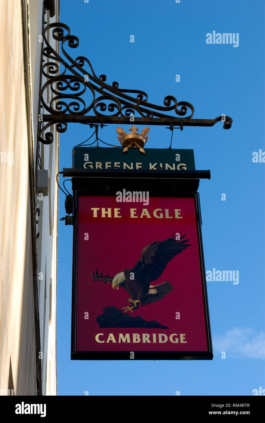 The Eagle Pub Cambridge Stock Photo