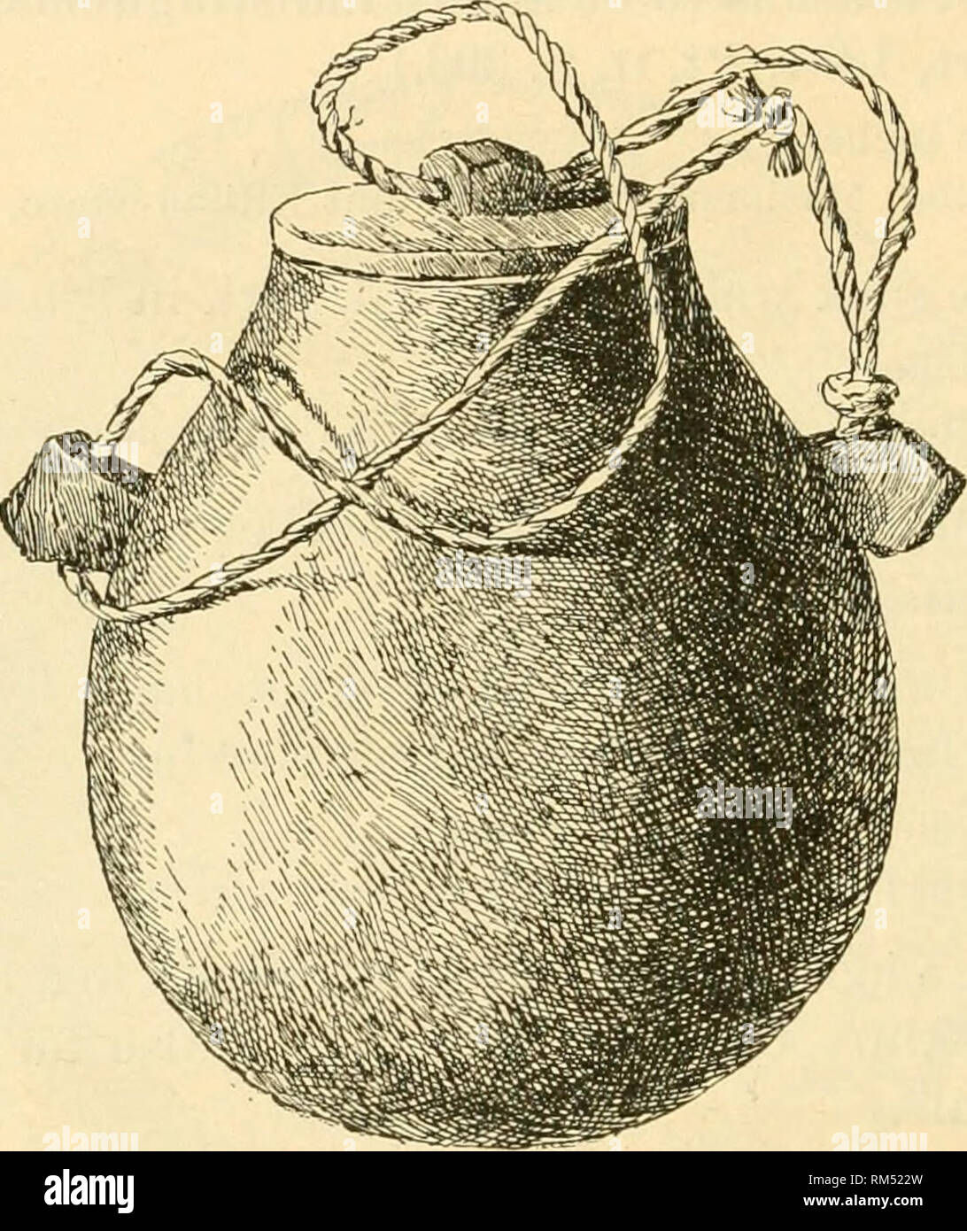 . Annual report of the Board of Regents of the Smithsonian Institution. Smithsonian Institution; Smithsonian Institution. Archives; Discoveries in science. 412 REPORT OF NATIONAL MUSEUM, 1891. Wooden Vessel. Cup with handle, hollowed out of solid wood with a curved knife. Diameter, SJ inches; height, 4^ inches. Wa Chaga tribe; Mount Kilima-Njaro, East Africa. 151769 Wooden Cup. Light wooden cup, with handle liavins;' ring of brass. Probably used for milk. Capacity, tliree-fourths of a pint. Wa Chaga trilte; Mount Kiliina-Njaro, East Africa. 151812 Cup. Made of gourd. Etching i&gt;artly scratch Stock Photo