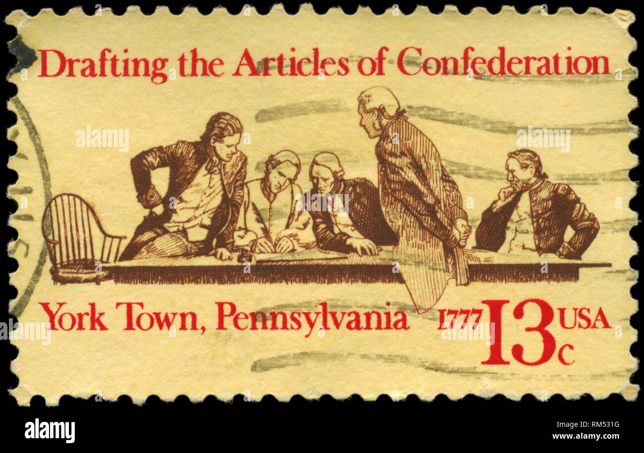 Drafting articles of confederation hi-res stock photography and images
