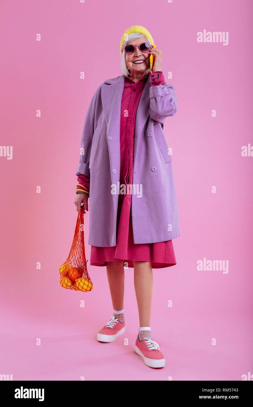 Woman wearing pink sneakers hi-res stock photography and images - Alamy