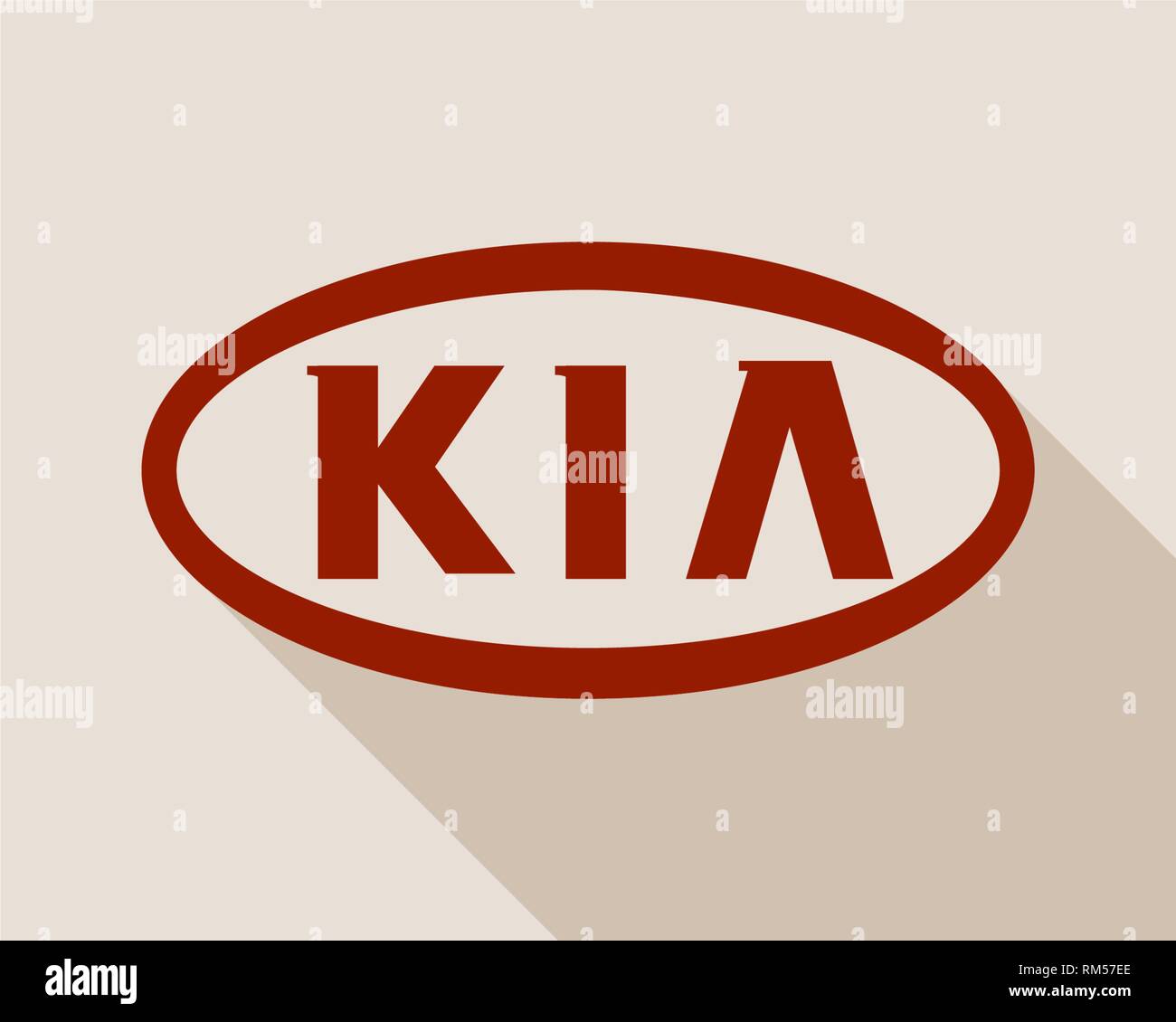 KIA car emblem Stock Vector Image & Art - Alamy