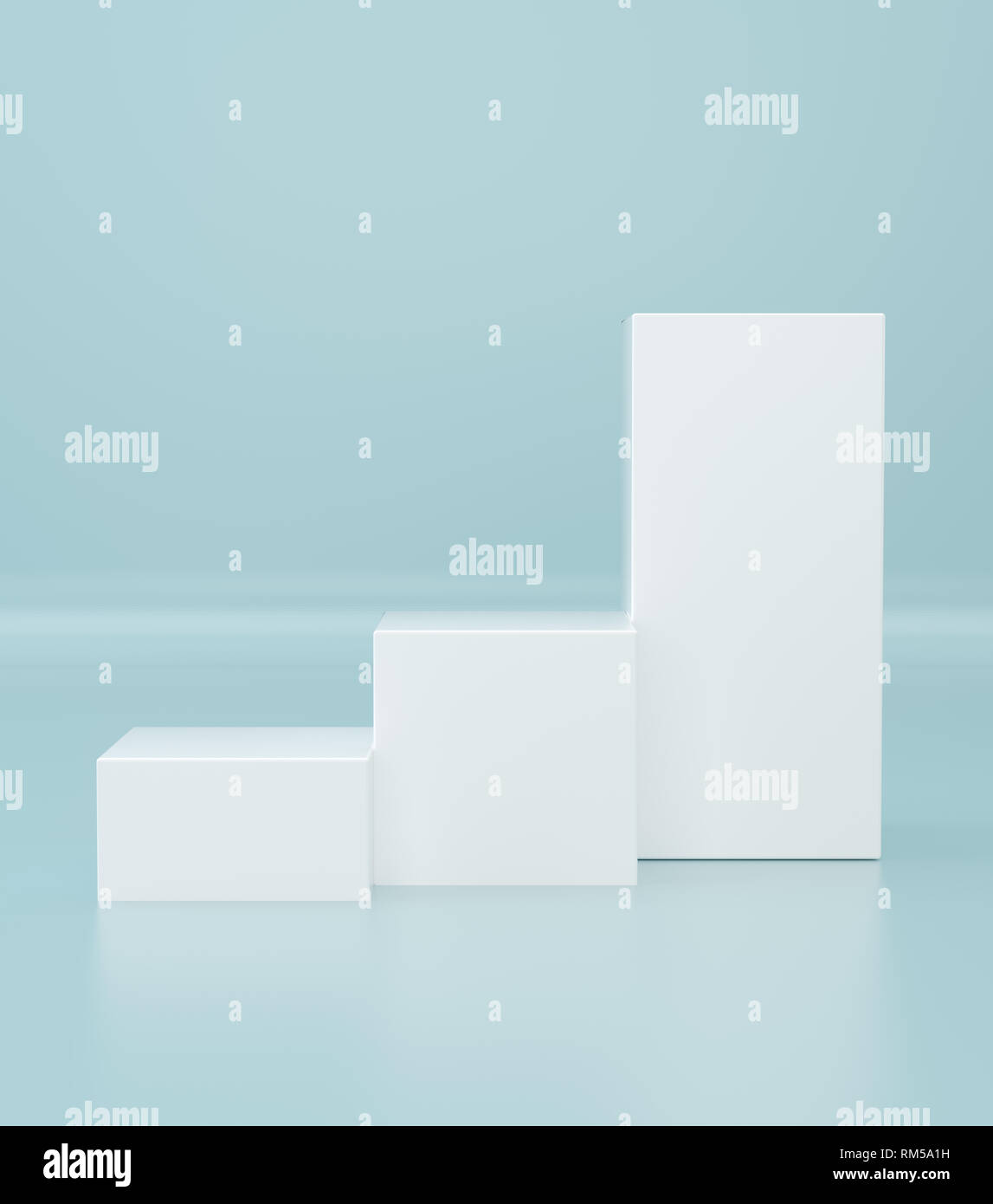 Empty box pedestal for display. Platform for design Stock Photo Alamy