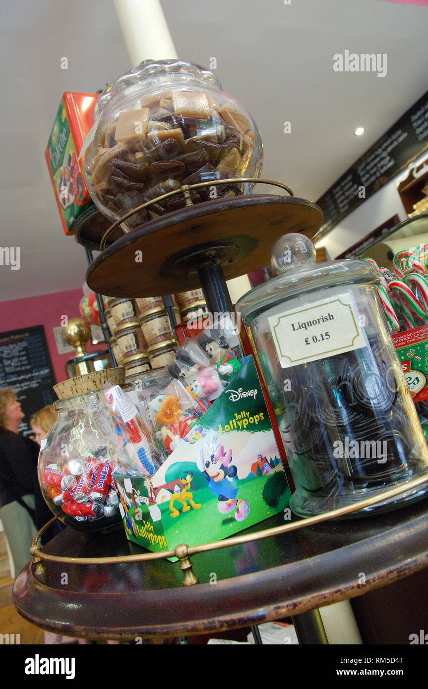 Sweets, candies for sale at Belle Epoque French Bakery Stock Photo Alamy
