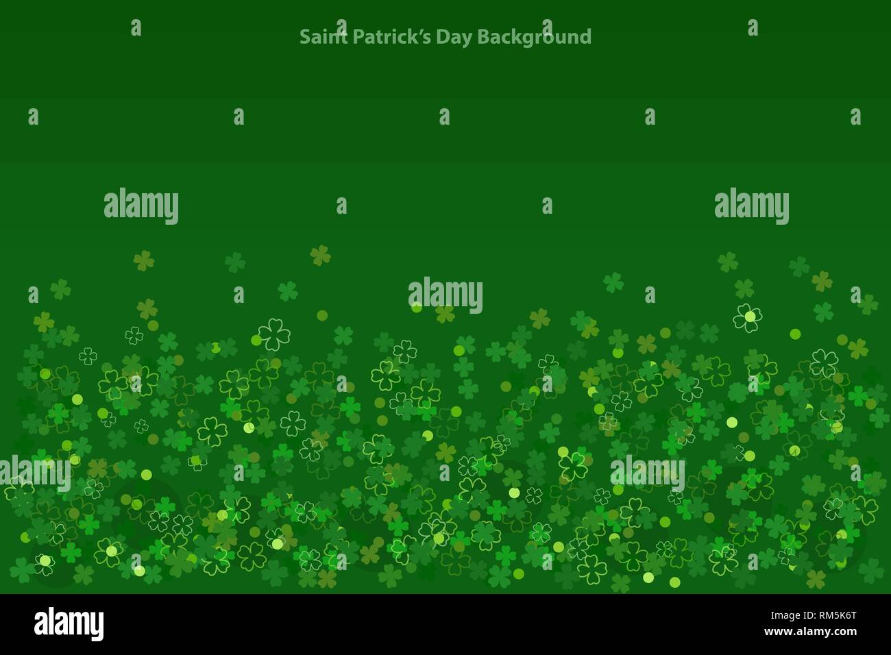 Saint Patricks Day background Stock Vector