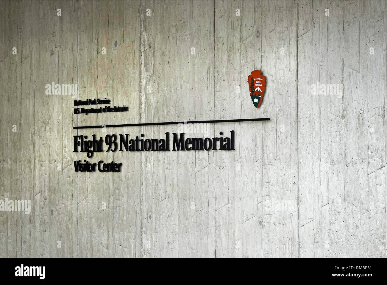 Flight 93 National Memorial Shanksville PA Stock Photo