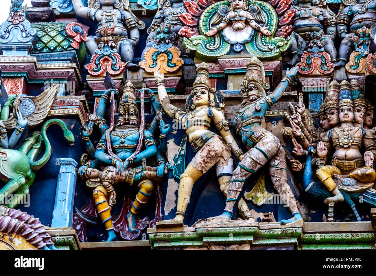 sculpture Meenakshi Temple, Madurai, Tamil Nadu, India, Asia Stock Photo -  Alamy