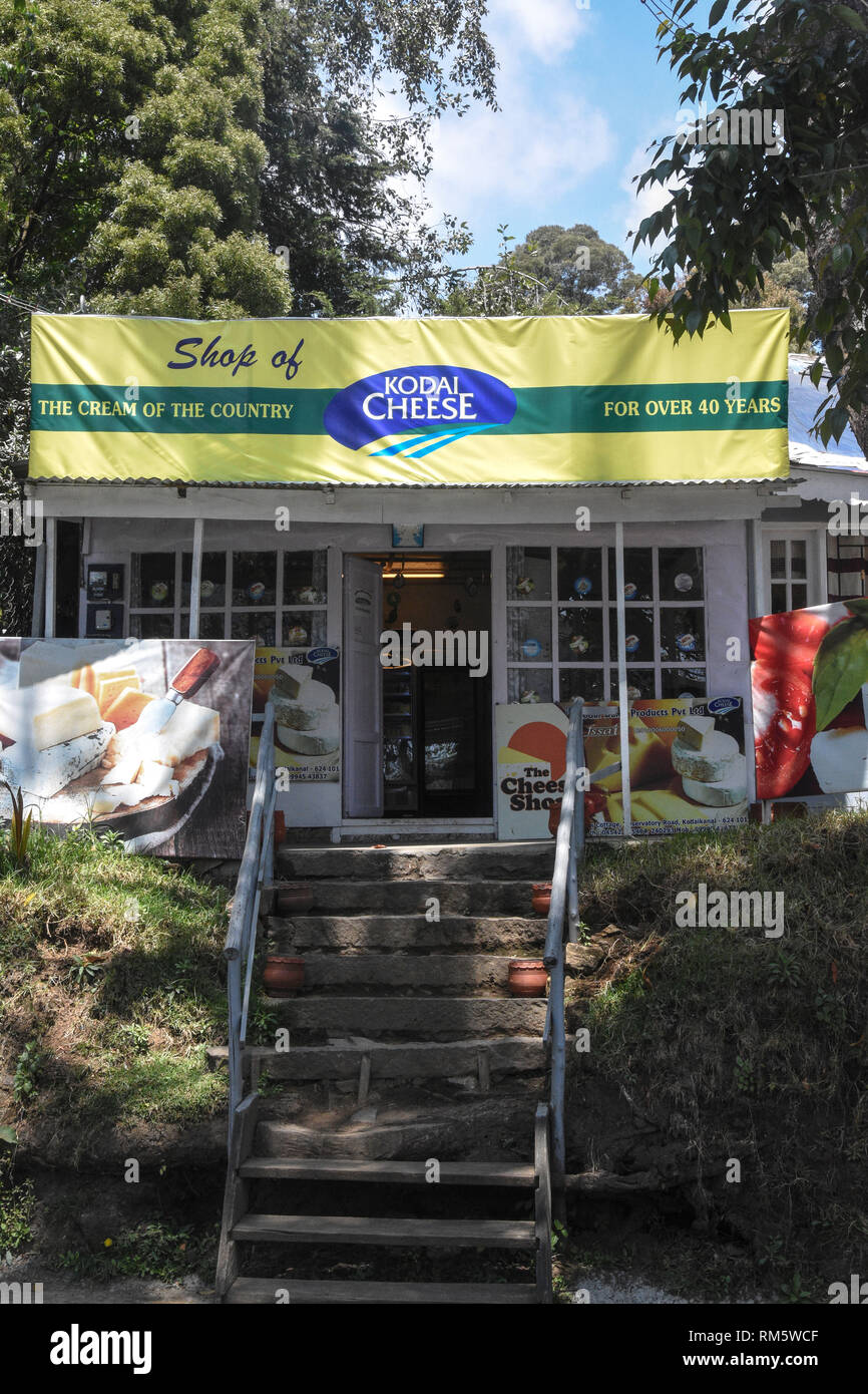 Cheese shop, Kodaikanal, Tamil Nadu, India, Asia Stock Photo Alamy