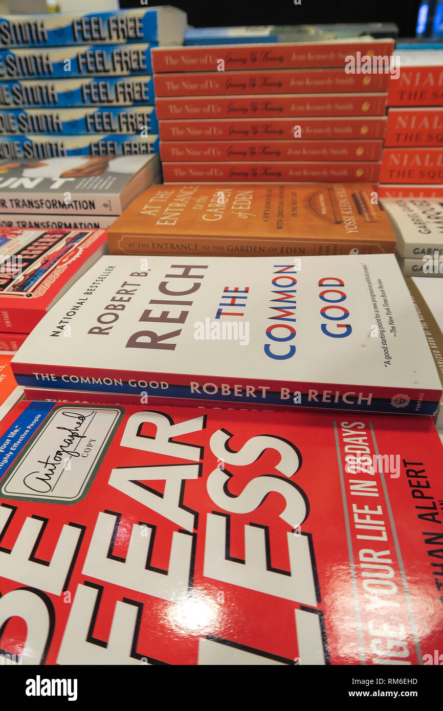 Barnes & Noble Booksellers Book Display, NYC, USA Stock Photo