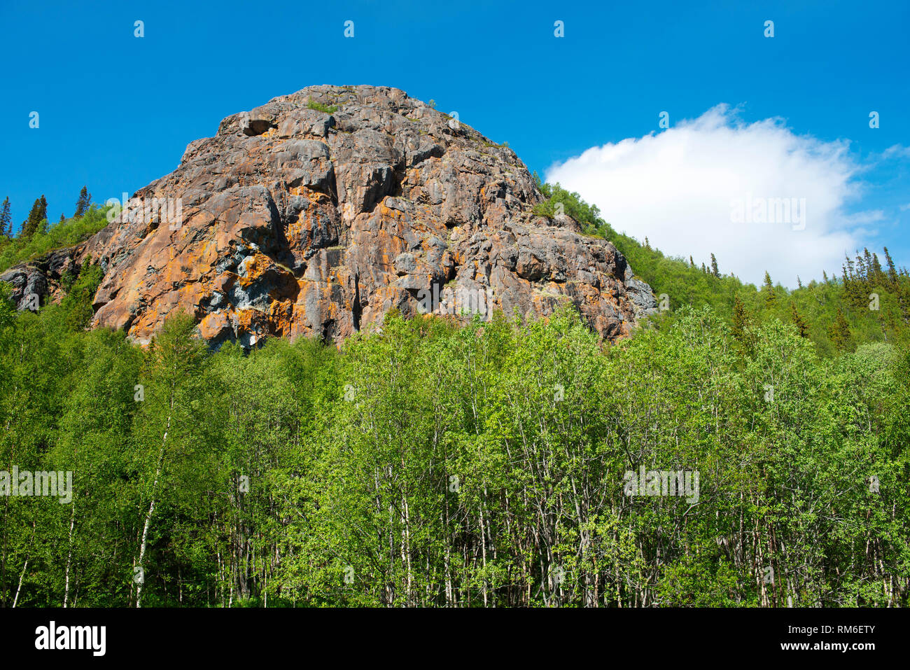 Röberg mountain, Sweden Stock Photo
