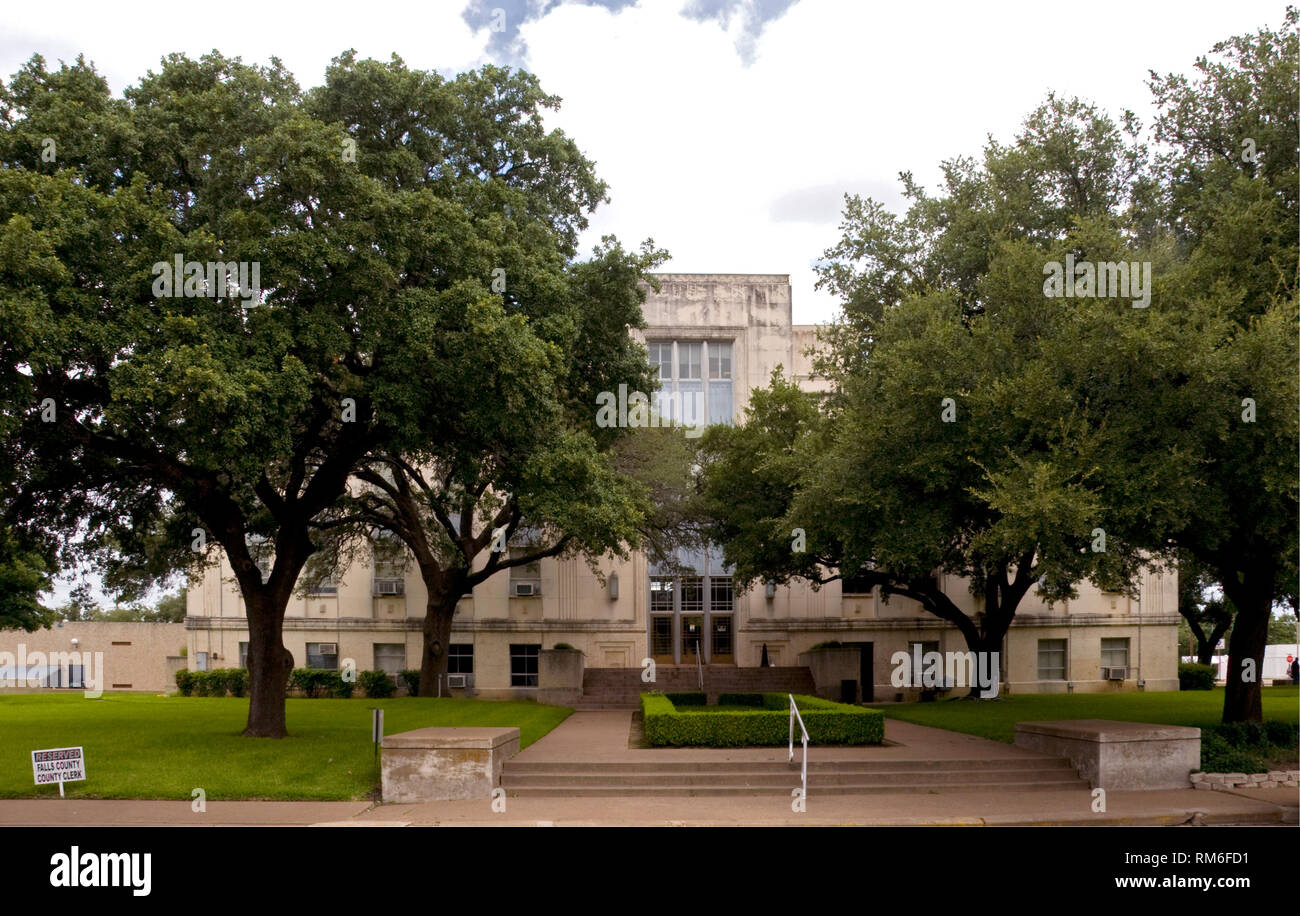 Falls County Courthouse Marlin, Texas Stock Photo Alamy