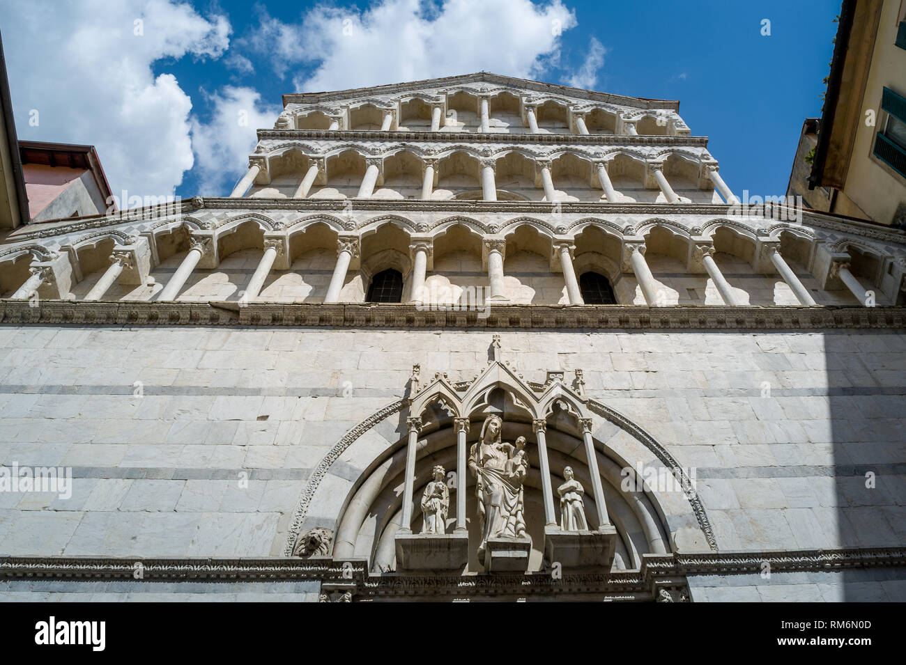 Duomo di Pisa exterior decoration details. Pisa, Toscana,Italy Stock Photo