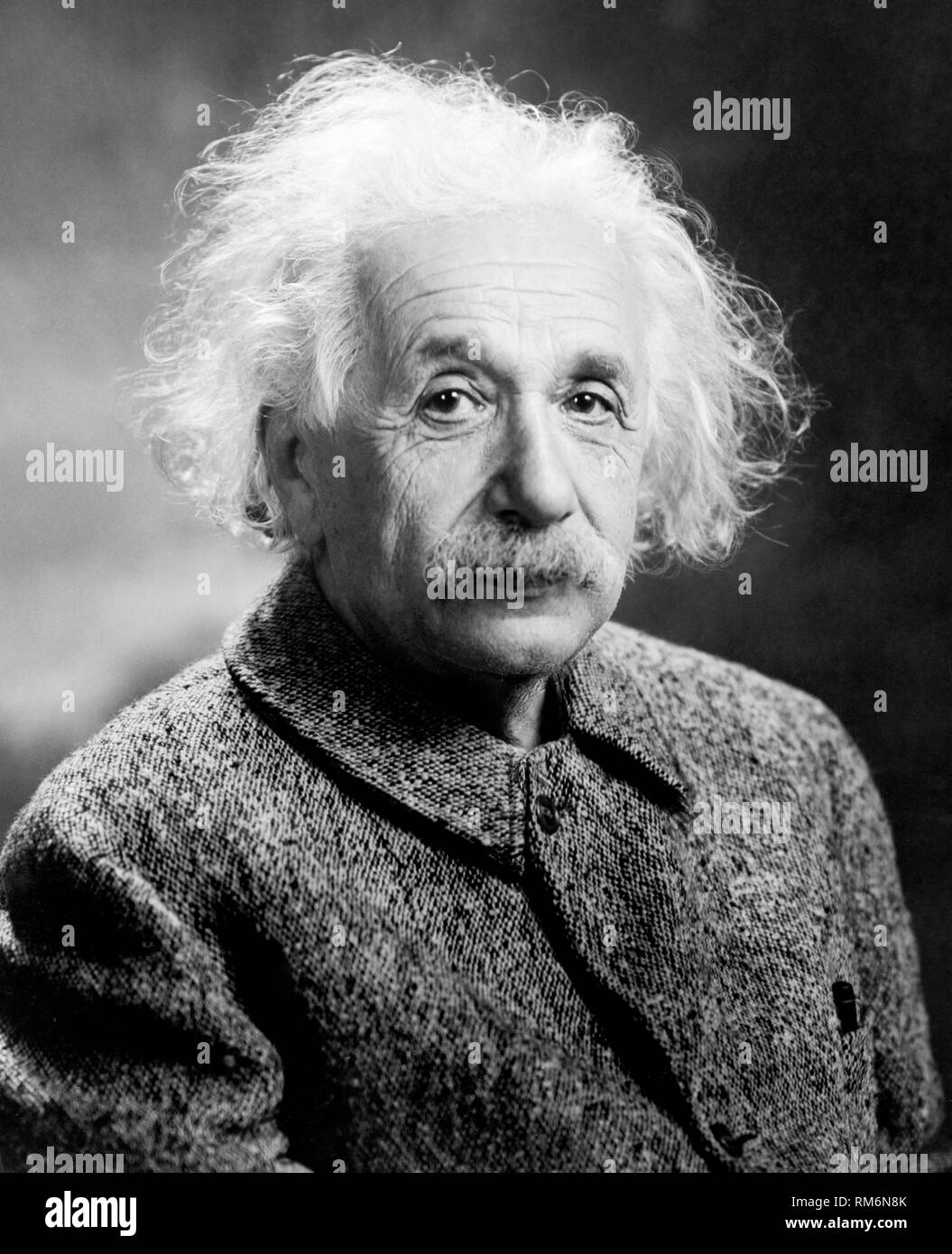 Albert Einstein german born theoretical physicist photo taken circa 1947 Stock Photo